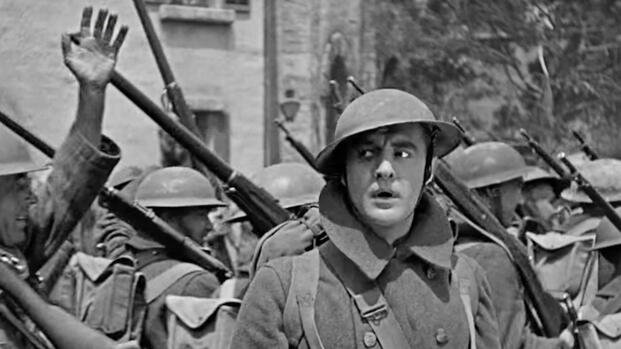 John Gilbert marches to war in “The Big Parade” (1925)